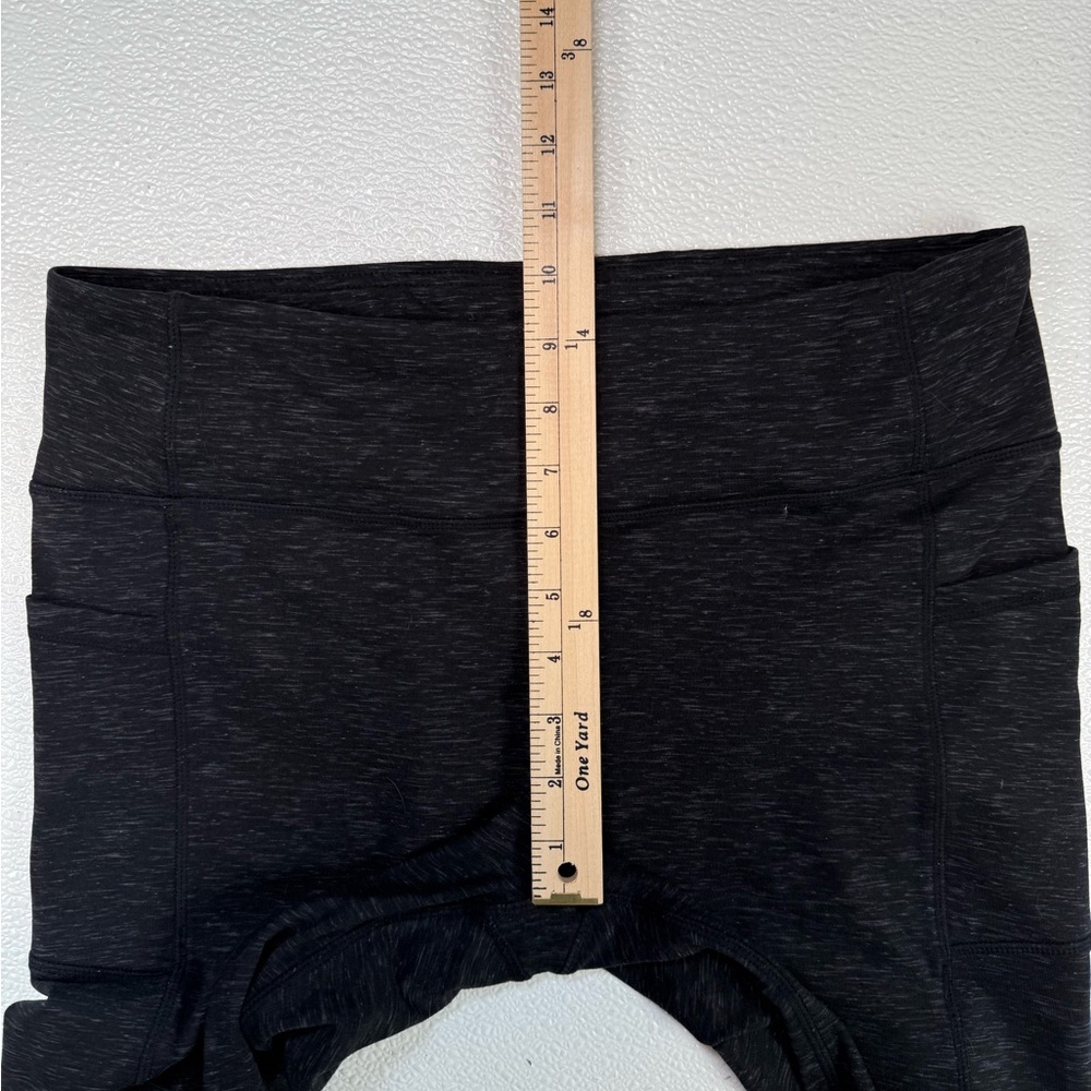 Kyodan Women’s Gray/Black Heather Spacedye Leggings 25” Athletic Size X-Large - Picture 8 of 10